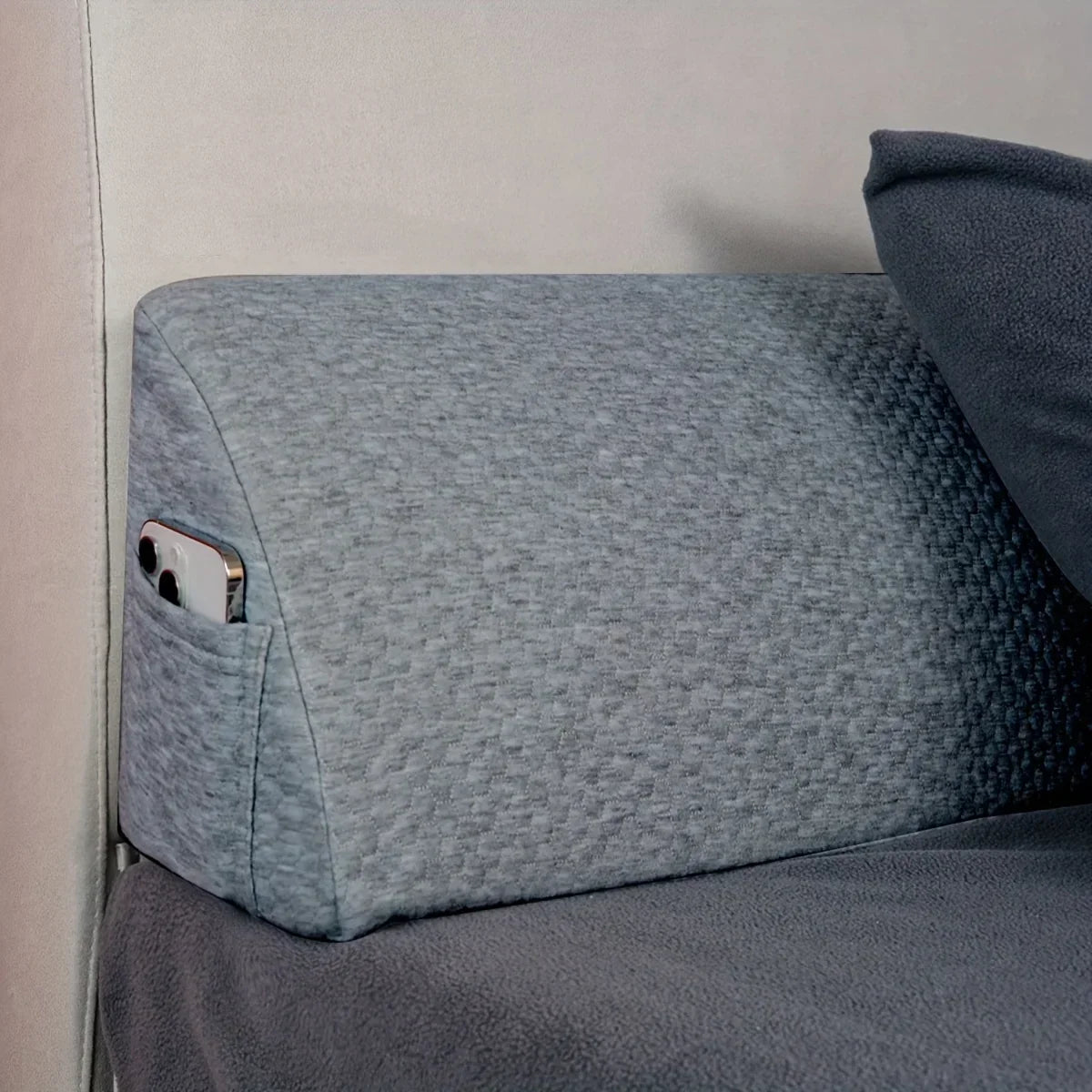 DecorBites™ Headboard Pillow Wedge for Mattress Gap Filler and Comfort - Bed Support