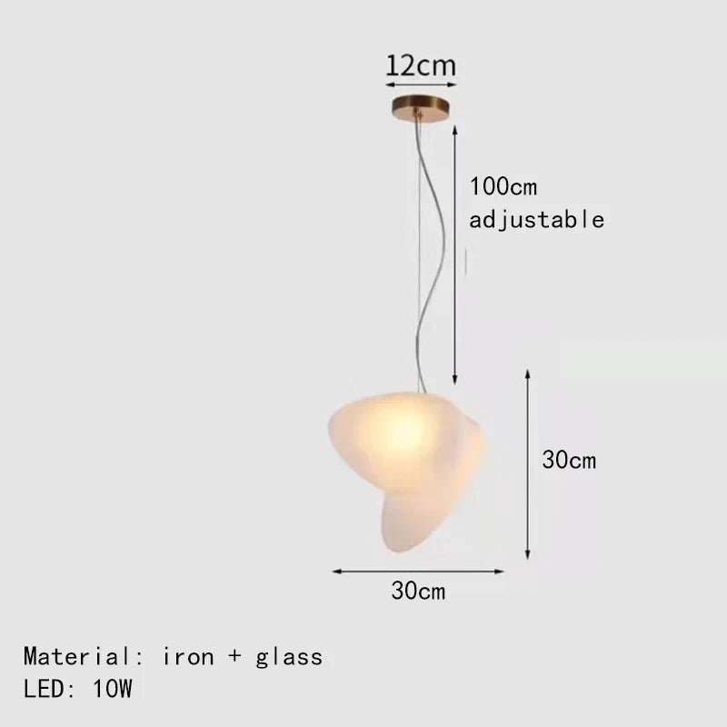DecorBites™ Glass Indoor Pendant Lights for Dining Room Kitchen Bar Shop