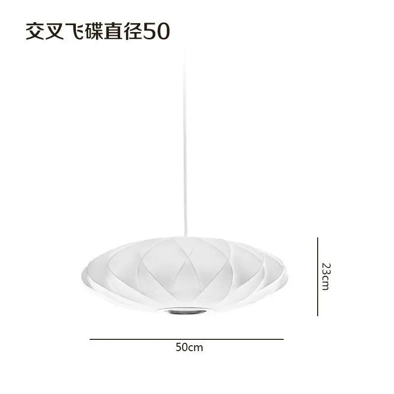 DecorBites™ Bubble Silk Pendant Chandelier for Dining Living Room Kitchen Island & Bedroom