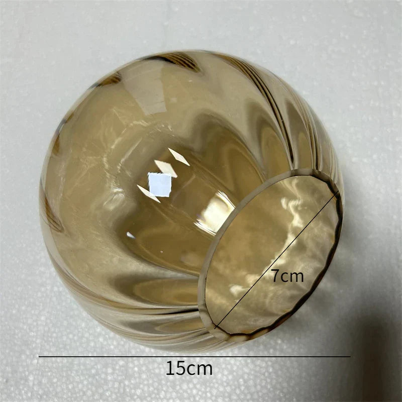 DecorBites™ Glass Ball Pendant Lamp Stained Wall Fixture Decor Accessories