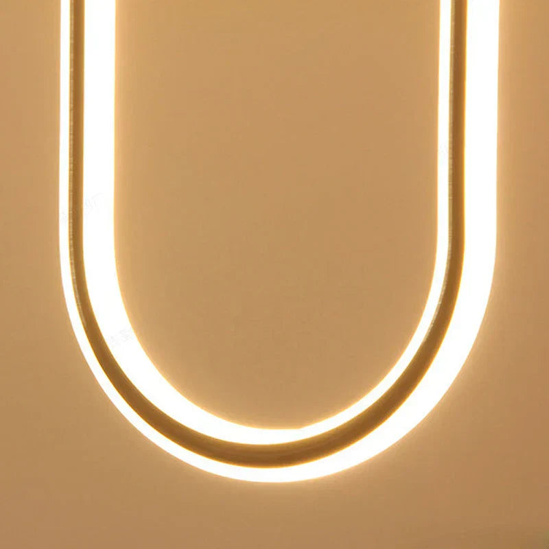 DecorBites™ LED U-shaped Bar Chandelier for Dining Living Bedroom - Nordic Minimalist Style