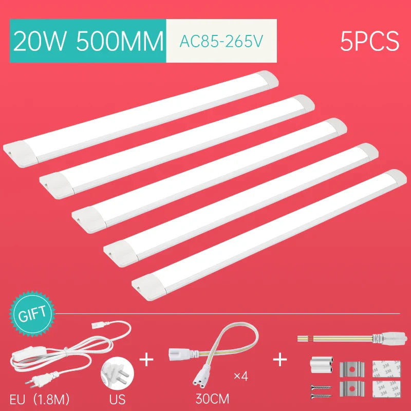 DecorBites™ LED Tube Fixture Lamp Light 220V for Living Room Lighting