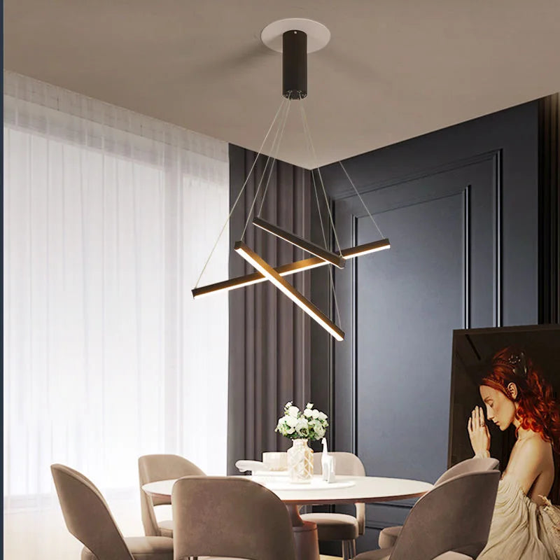 DecorBites™ LED Chandeliers for Stair Hall Dining Living Room Indoors Lighting Fixture