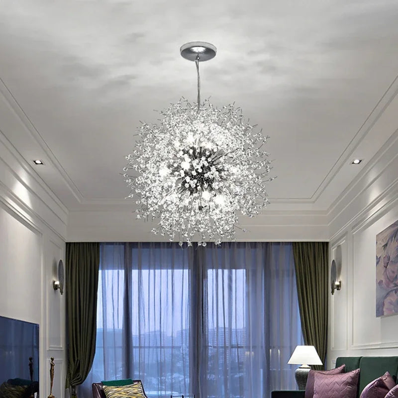 DecorBites™ Dandelion Chandelier LED Pendant Lamp for Dining Room Bedroom Shops