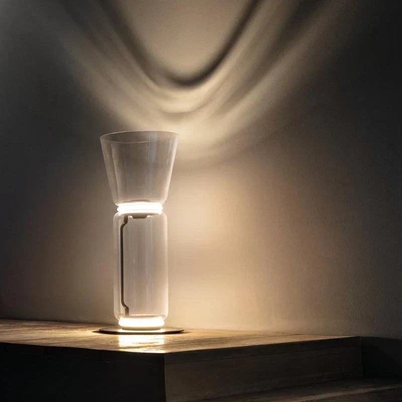 DecorBites™ Glass LED Floor Lamp for Modern Interior Decor