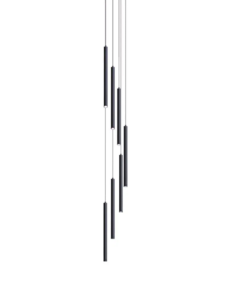 DecorBites™ LED Chandelier Stairs Pendant Ceiling Lamp for Hotel Lobby Decor