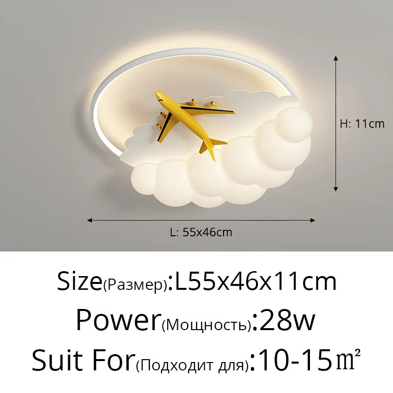 DecorBites™ LED Airplane Chandelier Lights for Modern Home Decor & Indoor Lighting