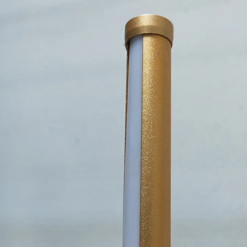 DecorBites™ Gold LED Floor Lamp Minimalist Modern Design for Living Room & Bedroom