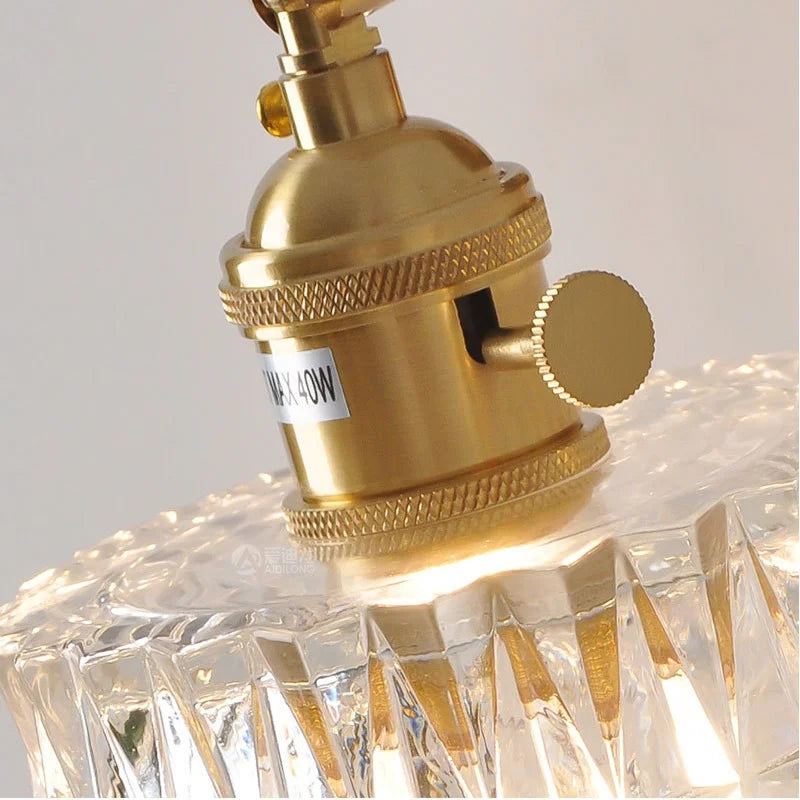 DecorBites™ Brass LED Wall Sconce with Pull Chain Switch, Nordic Design