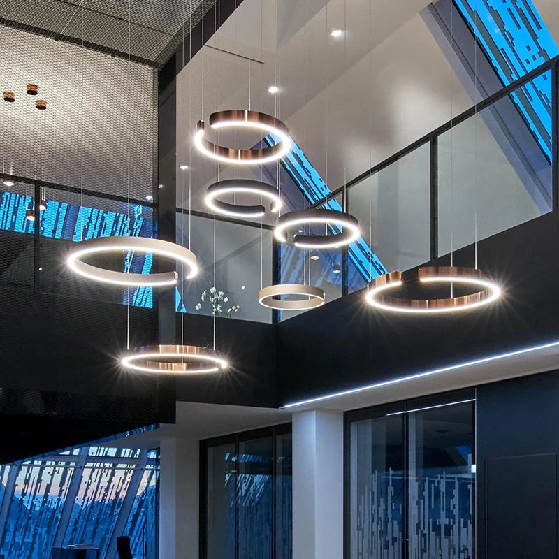 DecorBites™ LED Chandelier: Modern Indoor Lighting for Bedroom, Living Room, Study Hall