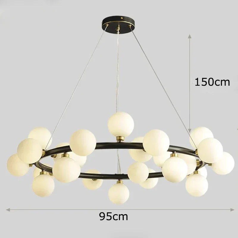 DecorBites™ LED Pendant Chandeliers for Modern Living and Dining Room Lighting