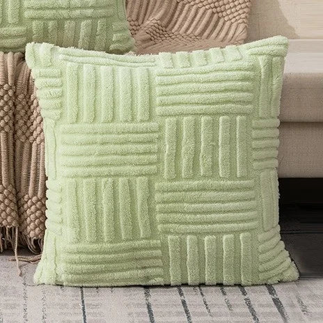 DecorBites™ Geometric Design Cushion Cover Set for Stylish Sofa Decor Home Living