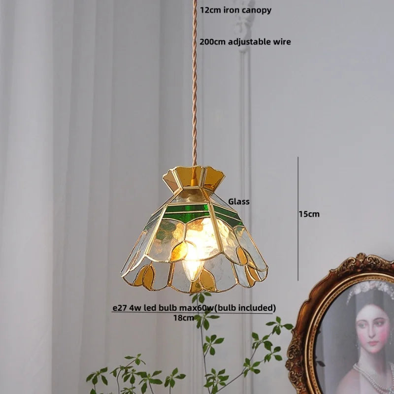 DecorBites™ Clear Glass LED Pendant Lights for Modern Home Decor and Restaurant, 200cm Wire
