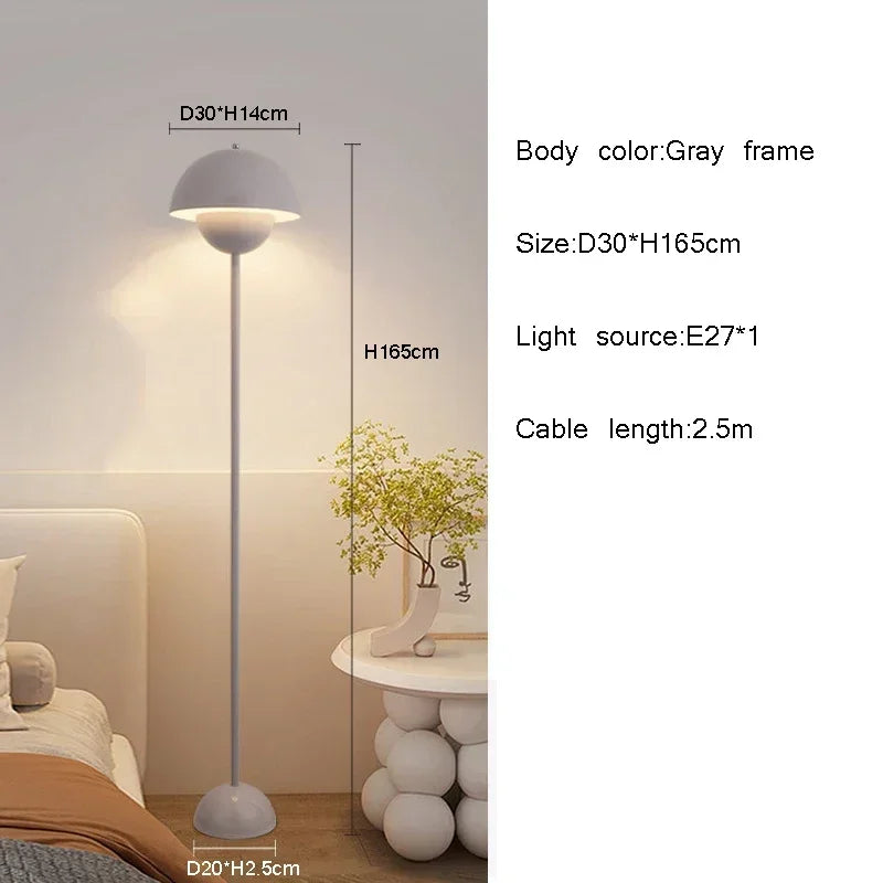 DecorBites™ Bud Floor Lamp Table Light with E27 Bulb for Bedroom Living Room