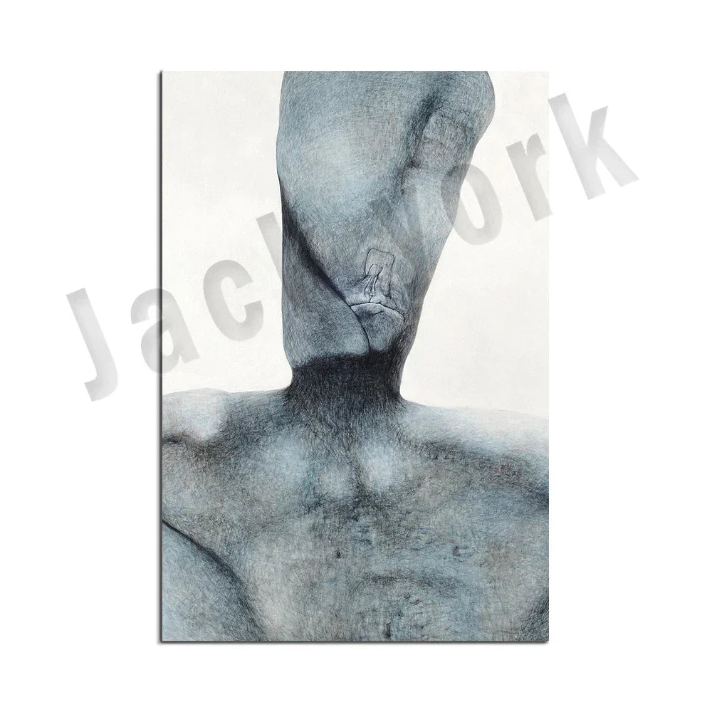 DecorBites™ Beksinski Surreal Art Poster - Gothic Wall Art Canvas Print