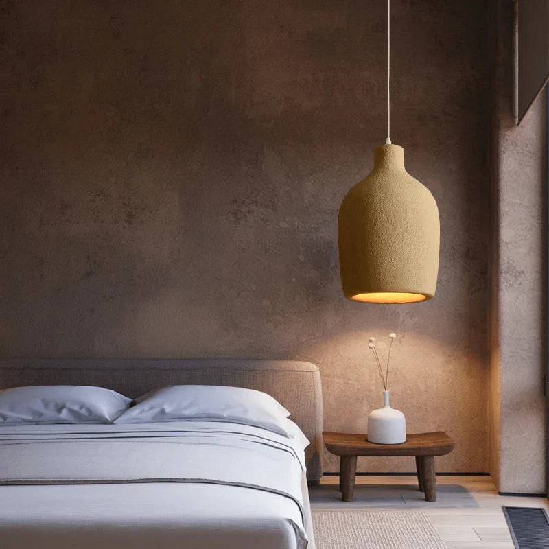 DecorBites™ Cement Chandelier Light: Designer Home Decor for Living Room, Bedroom, and Bar