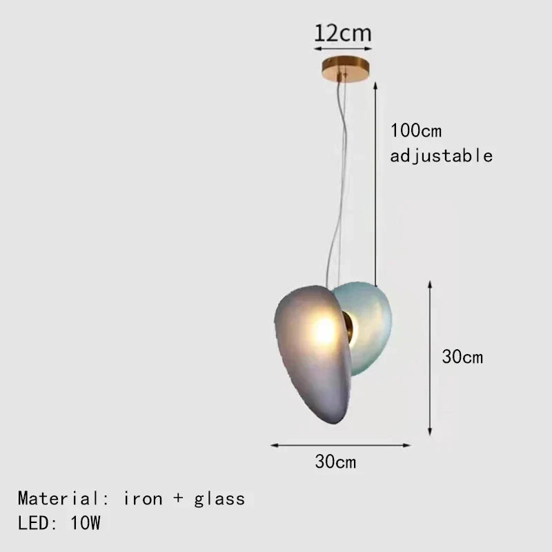 DecorBites™ Glass Indoor Pendant Lights for Dining Room Kitchen Bar Shop