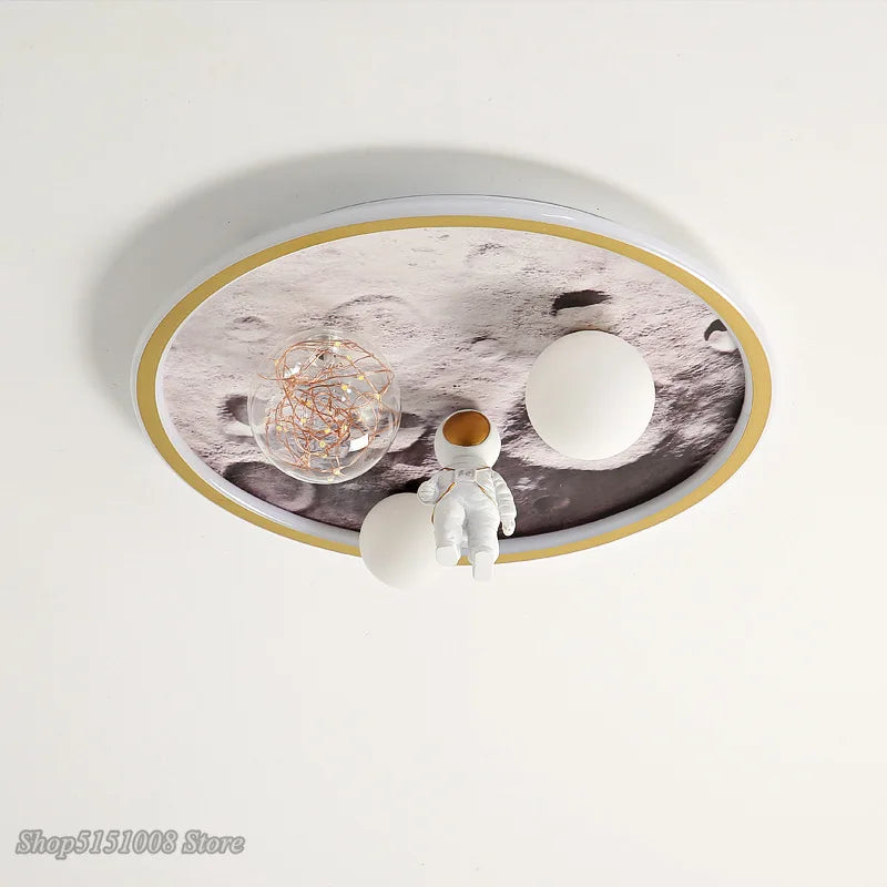 DecorBites™ Astronaut LED Ceiling Light for Kids Bedroom Baby Room Boys Girls Luminaire