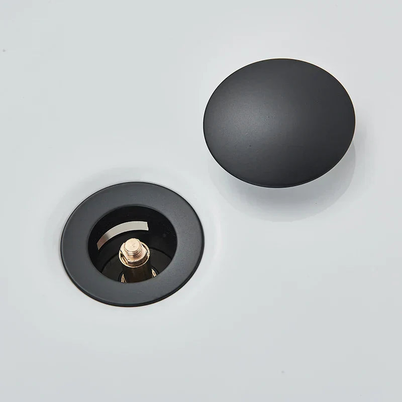 DecorBites™ Black Gold Pop Up Drain for Sink - Faucet Accessory Kit
