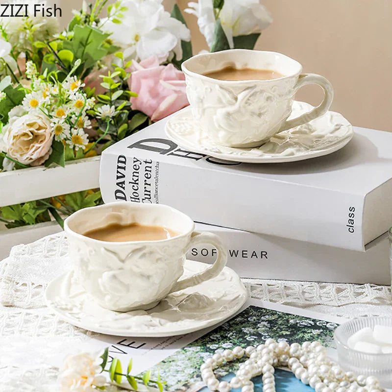 DecorBites™ Angel Relief Ceramic Tableware Set