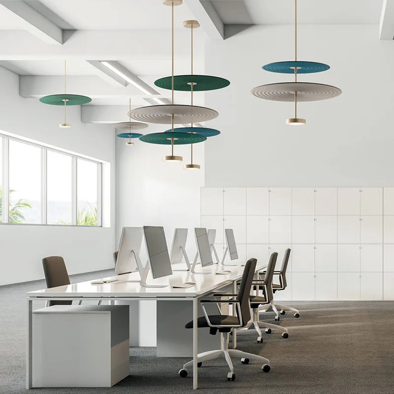 DecorBites™ Cotton Round Pendant Lights for Modern Minimalist Home Decor