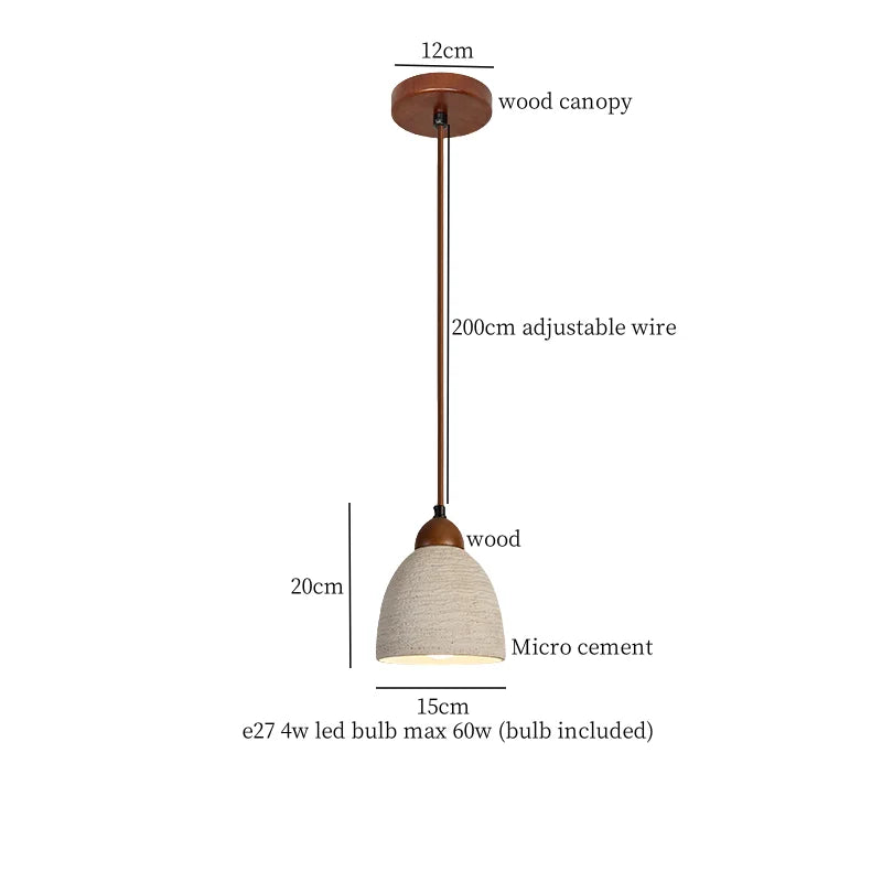DecorBites™ Cement LED Pendant Lights for Bedroom Living Room Kitchen House Decor