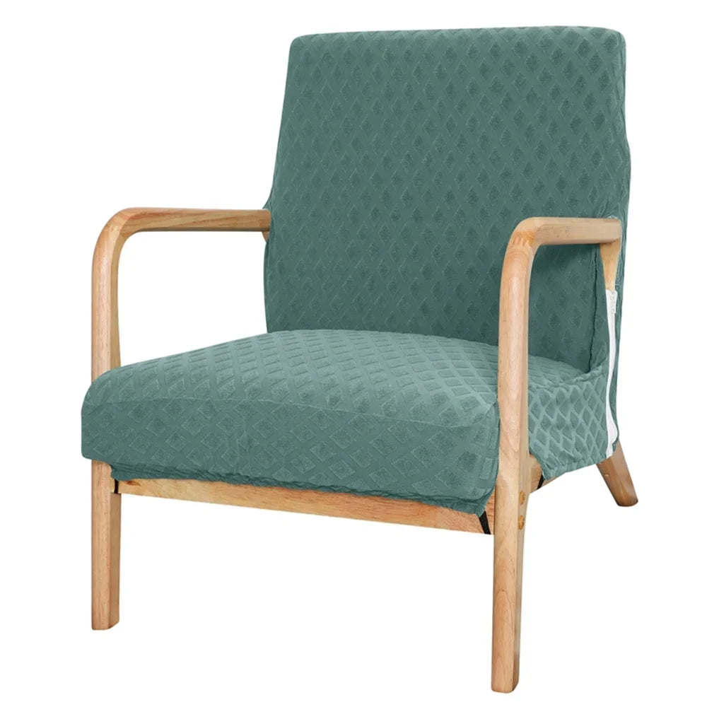 DecorBites™ Jacquard Elastic Seat Cover for Dining Room & Office Chairs