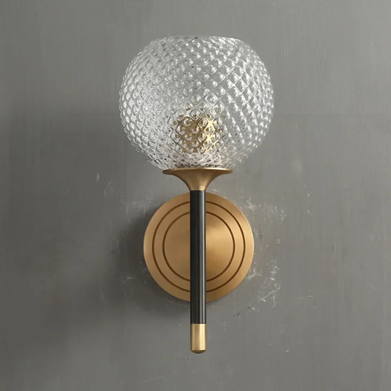DecorBites™ Copper Wooden Frame Wall Light with Hemp Rope - Creative Living Room Decor
