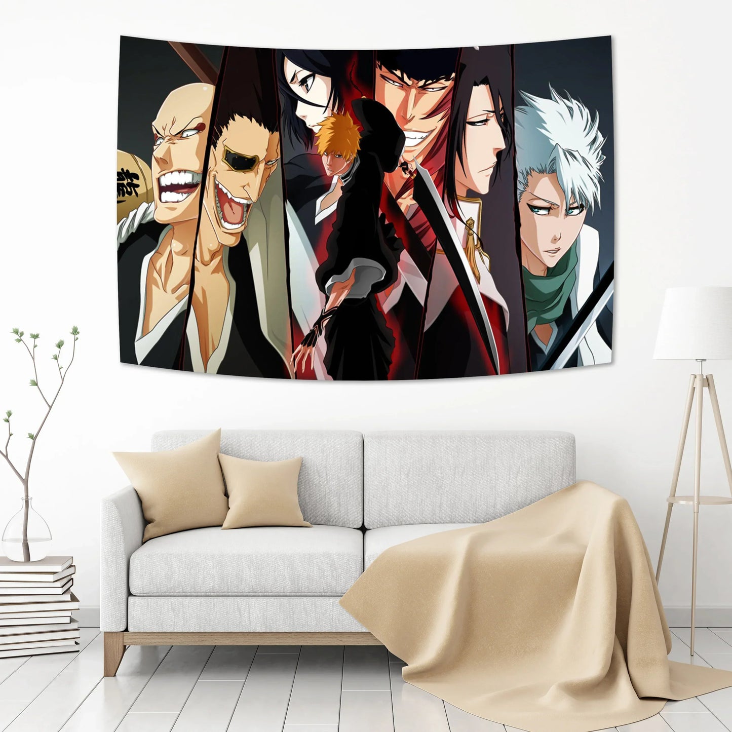 DecorBites™ Bleach Japan Anime Tapestry Wall Decoration Witchcraft Hippie Wall Hanging