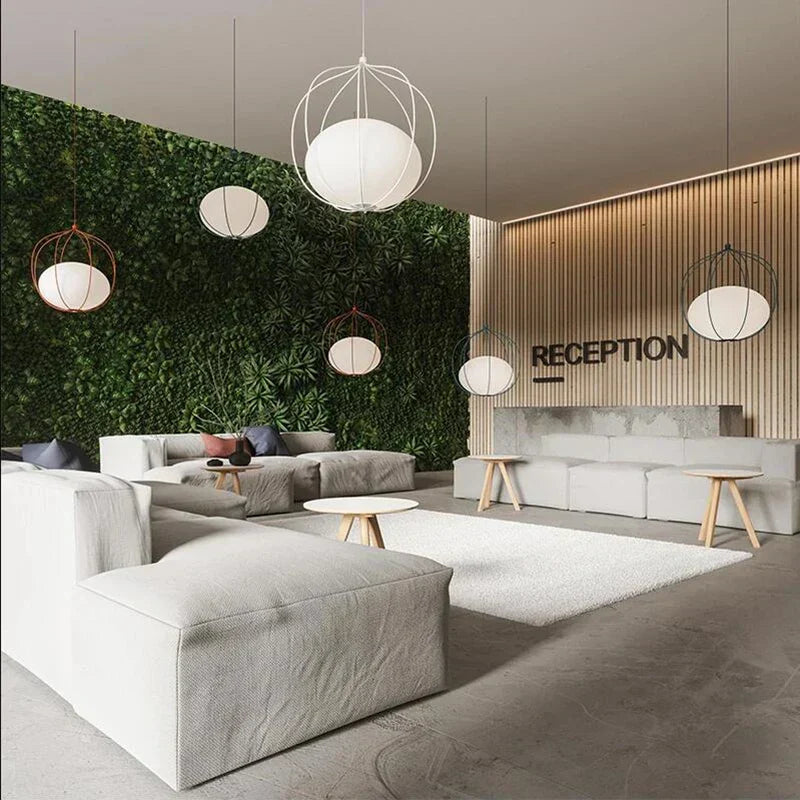 DecorBites™ Birdcage Pendant Light for Dining Room Home Fixtures, Nordic Design E27 Bedroom Lamp