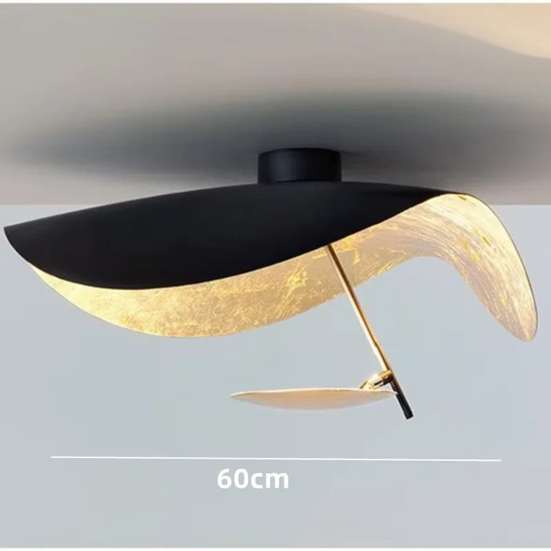DecorBites™ Lederam Manta Pendant - Industrial Retro Style White/Black Ceiling Lamp