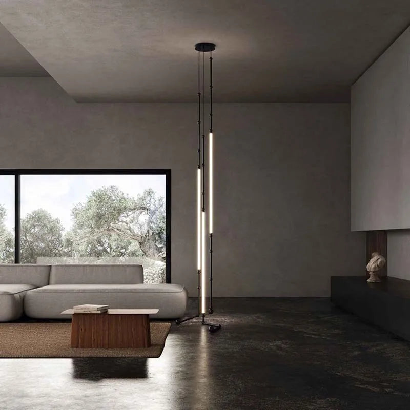 DecorBites™ LED Chandelier: Modern Minimalist Design for Luxury Home Decor