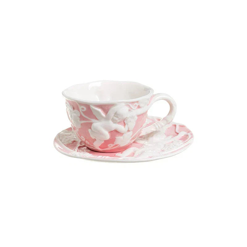 DecorBites™ Angel Relief Ceramic Tableware Set