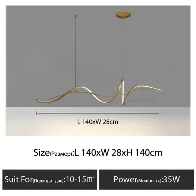 DecorBites™ Aluminum Pendant Light Chandelier for Kitchen Dining Room Decoration