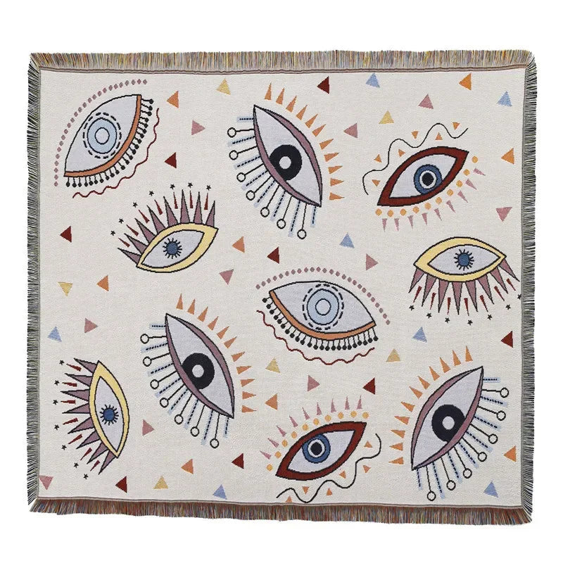 DecorBites™ Bohemian Outdoor Blanket - Luxury Tapestry Rug for Camping, Picnics, and Home Decor