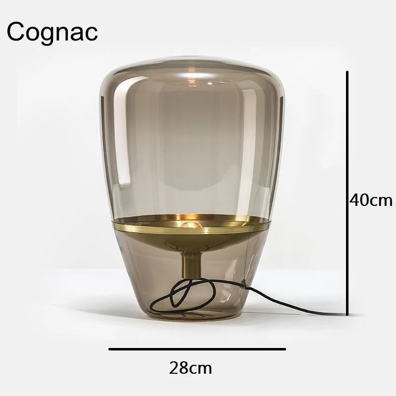 DecorBites™ Balloons LED Glass Table Lamp for Home Office Nordic Decor Lighting Fixtures