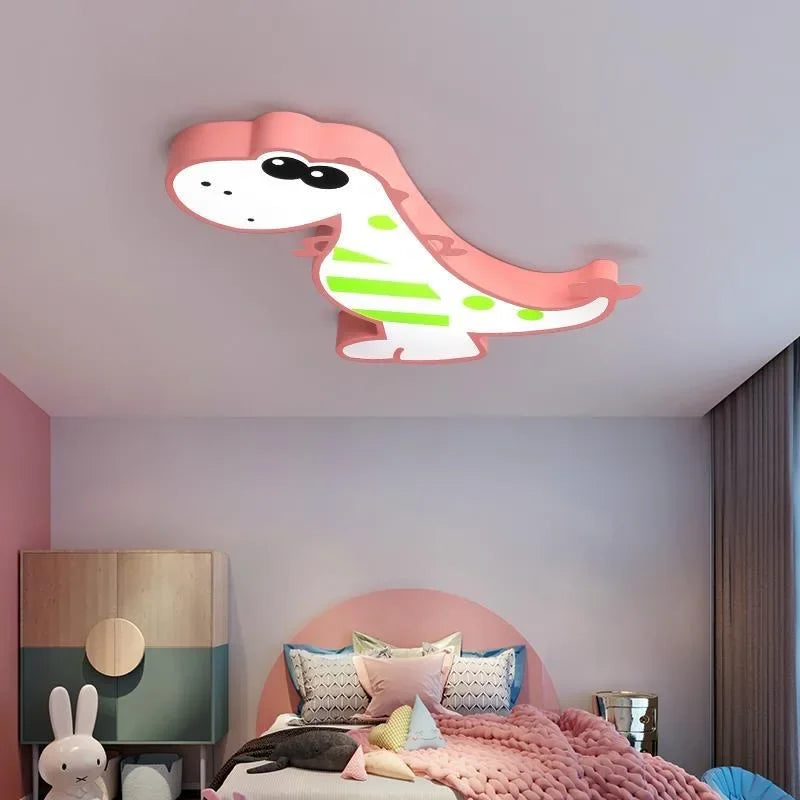 DecorBites™ Dinosaur Animal Kids Ceiling Lamp Smart LED Lightingjuvenile Bedroom Modern Cartoondino