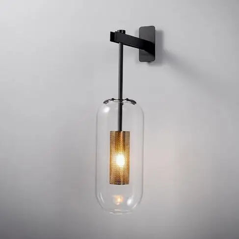 DecorBites™ Glass Wall Art Light: Modern Loft Style Decor for Living Room, Bathroom, Dining Room