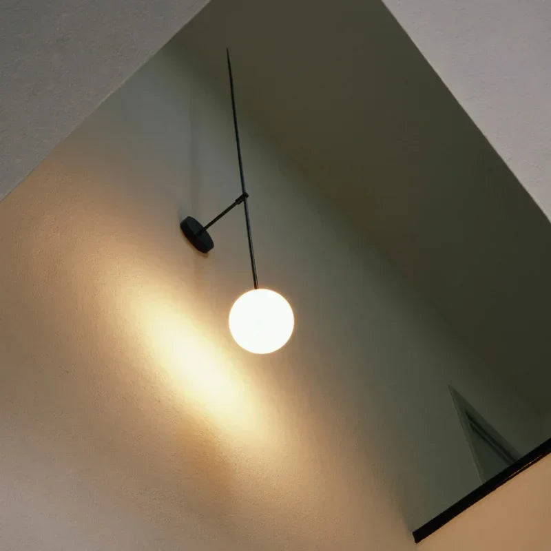DecorBites™ Glass Ball LED Wall Lights for Home Living Room Bedroom Bar Stairs Lighting