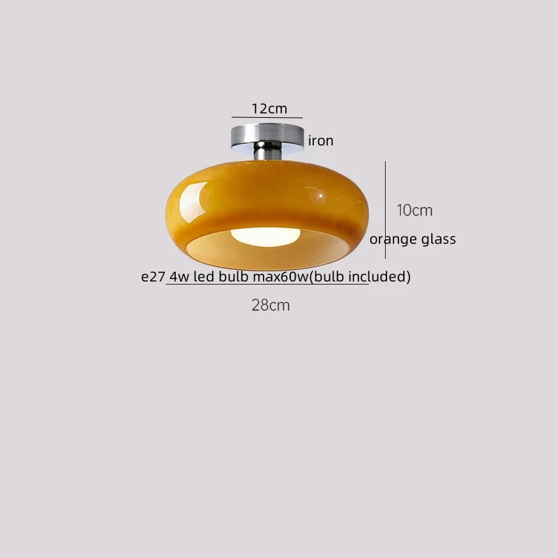 DecorBites™ LED Ceiling Lamp Japanese Style Glass Modern Living Room Lighting