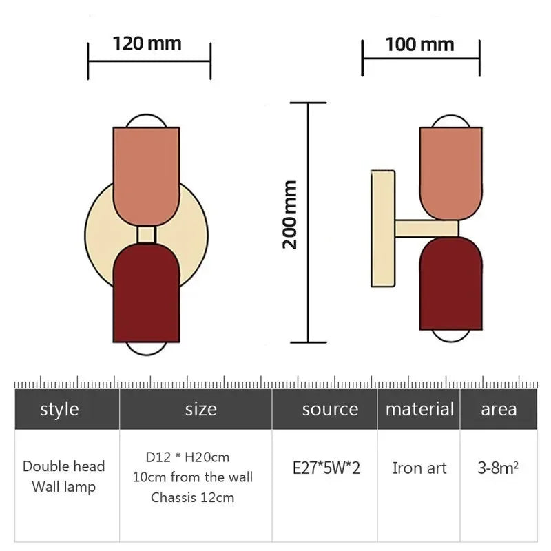 DecorBites™ Cream Zipper Nordic Wooden Wall Lamp: Minimalist Indoor Lighting for Bedroom and Living Room