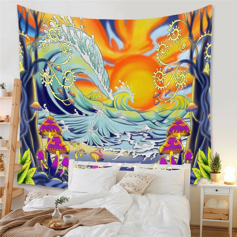 DecorBites™ Bohemian Decorative Tapestry Yoga Mat Sofa Blanket