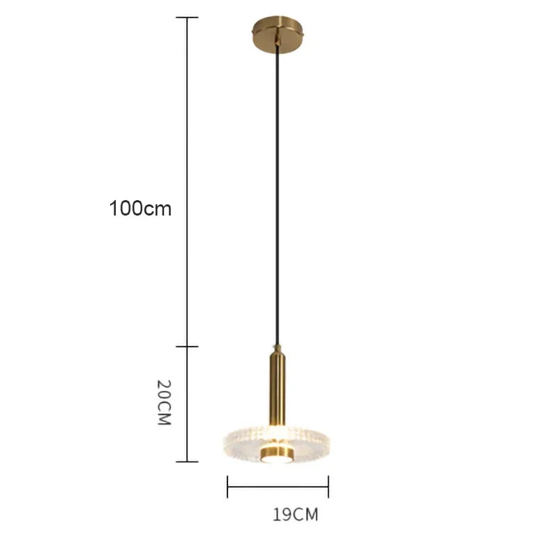 DecorBites™ LED Pendant Lights Acrylic Chandeliers Indoor Home Decor Lighting