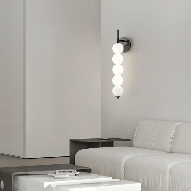 DecorBites™ Glass Bedside LED Wall Lamp for Parlor, Hotel & Home Lighting