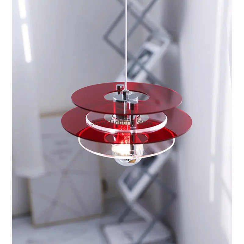 DecorBites™ Bauhaus PH UFO Pendant Acrylic Chandelier with LED Lights