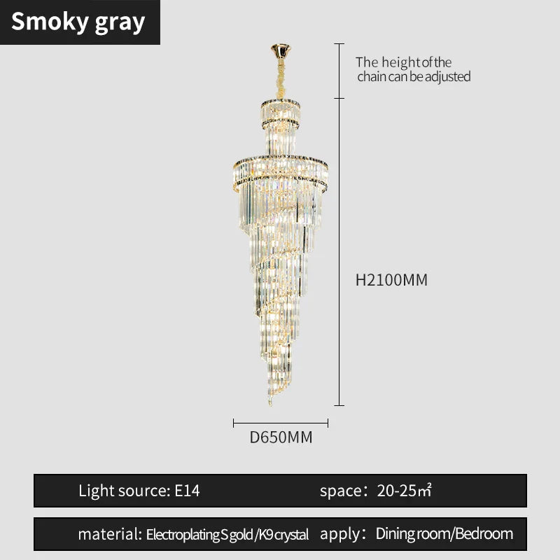 DecorBites™ Crystal Chandelier | French Simple Design for Dining Room, Living Room, and Master Bedroom