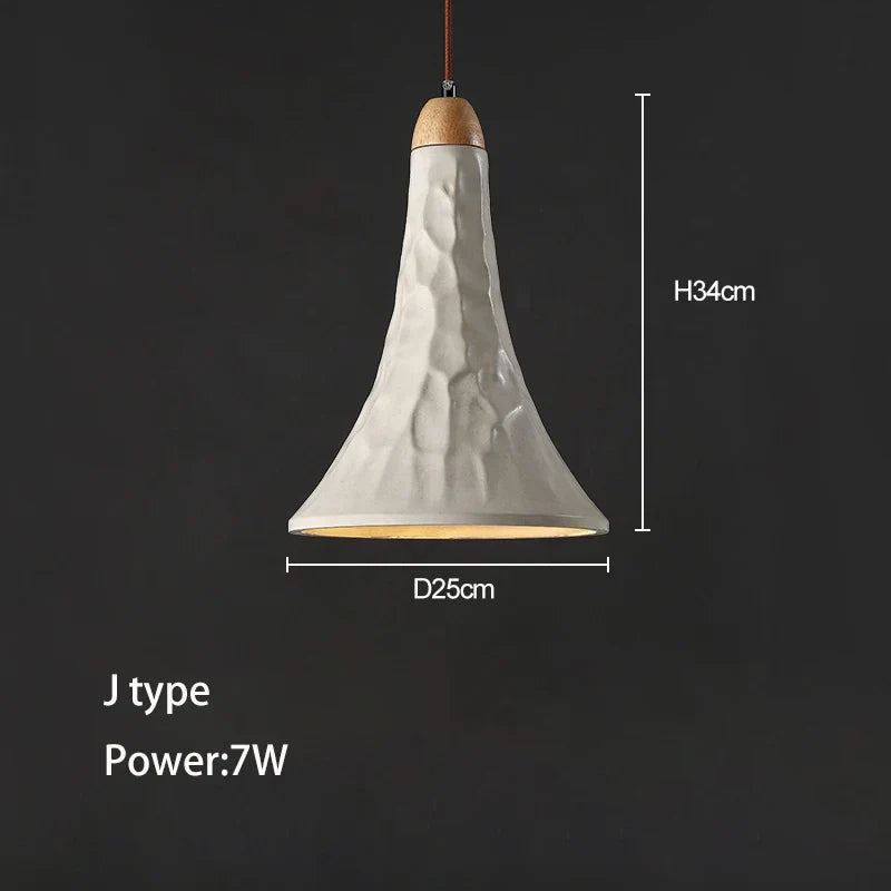 DecorBites™ Concrete High Pendant Chandelier for Bedroom, Restaurant, and Bar