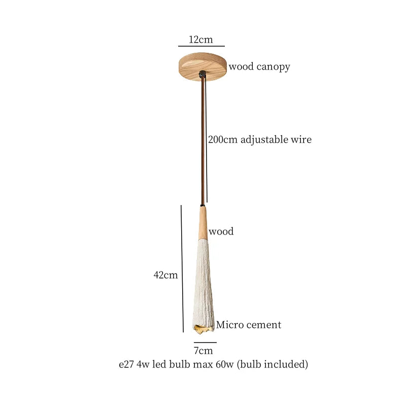 DecorBites™ Cement LED Pendant Lights for Bedroom Living Room Kitchen House Decor