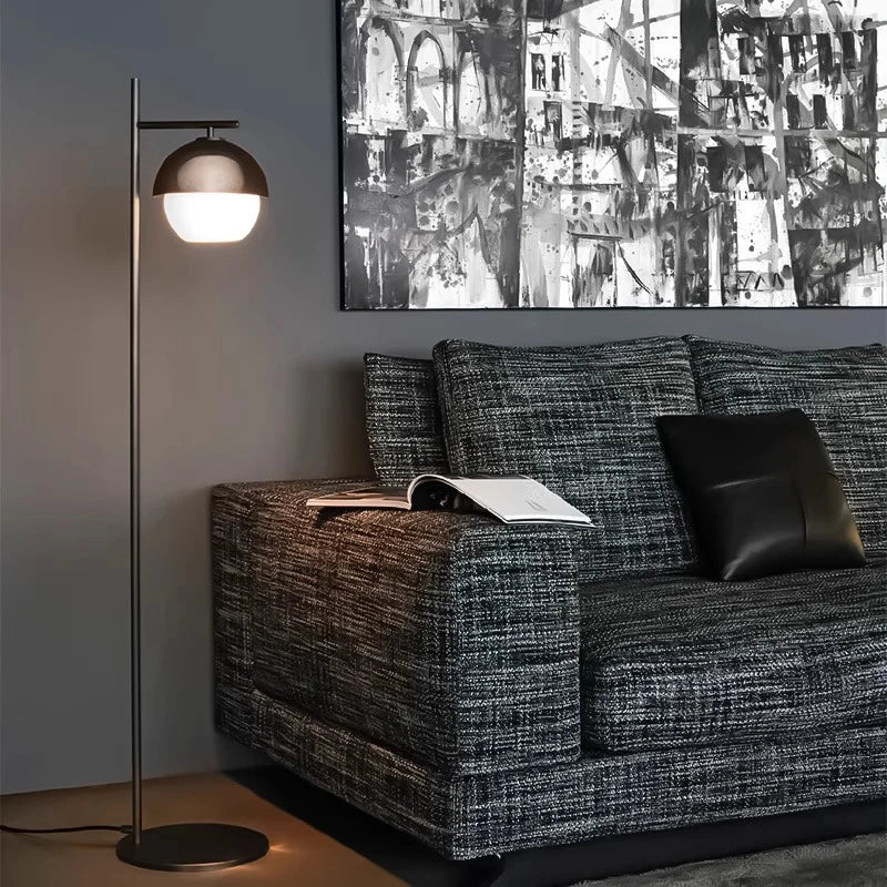 DecorBites™ Black LED Floor Lamp - Modern Stylish Nordic Design for Home and Living Room