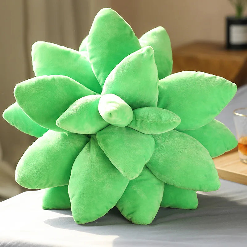 DecorBites™ 3D Succulent Cactus Pillow Plush Cushion for Living Room Decor